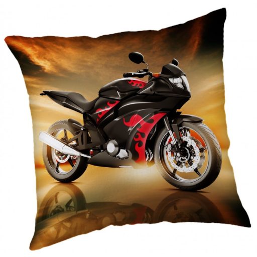Motorbike decorative pillow 40x40 cm