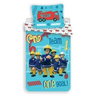 Fireman Sam bedding set Team 140x200cm, 70x90 cm