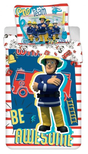 Fireman Sam Bed Linen Wake Up 140×200cm, 70×90 cm