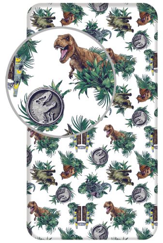 Jurassic World Dino Kingdom fitted sheet 90x200 cm