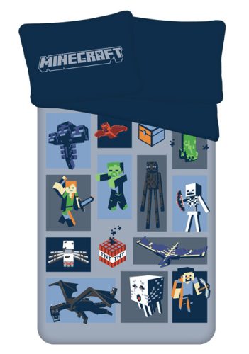 Minecraft Emblematic Bedlinen Microfibre 140×200 cm, 70×90 cm