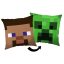 Minecraft Steve Creeper decorative pillow 40*40 cm