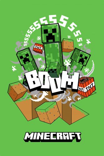 Minecraft Boom Creeper Super Soft polar blanket 100*150cm