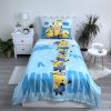 Minions Blue Bed Linen, Microfiber 140×200 cm, 70×90 cm