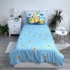 Minions Blue Bed Linen, Microfiber 140×200 cm, 70×90 cm