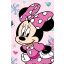 Disney Minnie  Flowers microfleece blanket 100x150cm