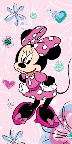Disney Minnie Pink Bow Towel, Beach towel 70x140 cm