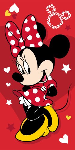 Disney Minnie Pretty in Red Towel, Beach towel 70x140 cm