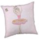 Ballerina Cushion, Decorative Pillow 40x40 cm