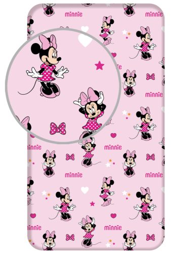 Disney Minnie Pretty in Pink Fitted Sheet 90x200 cm