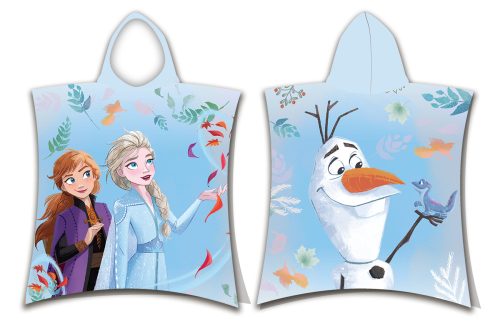 Disney Frozen Blue beach towel poncho 50x115cm