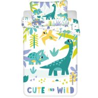   Dinosaur Cute & Wild children's bedding set 100×135cm, 40×60 cm