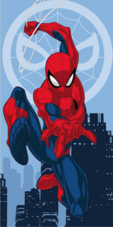 Spiderman Jump Towel, Beach towel 70x140 cm