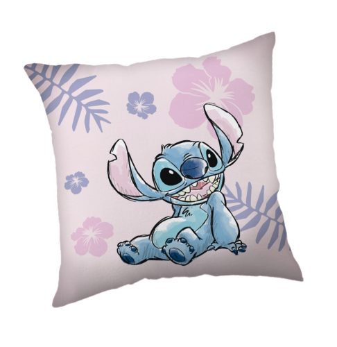 Disney Lilo and Stitch Pink Cushion, Decorative Pillow 35x35 cm