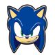 Sonic the Hedgehog Smirk shaped pillow, decorative pillow 29x35 cm