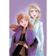 Disney Frozen Purple microfleece blanket 100x150cm