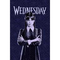 Wednesday Color fleece blanket 100x150cm