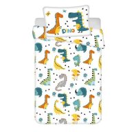   Dinosaur Roaring Colors children's duvet cover 100×135cm, 40×60 cm