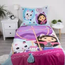 Gabby's Dollhouse Balloon bedding set 140x200cm, 70x90 cm