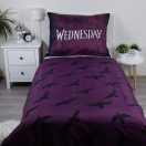 Wednesday Raven bedding cover 140x200cm, 70x90 cm Microfibre