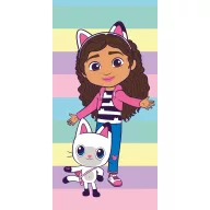   Gabby's Dollhouse Colors bath towel, beach towel 70x140cm