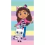 Gabby's Dollhouse Colors bath towel, beach towel 70x140cm