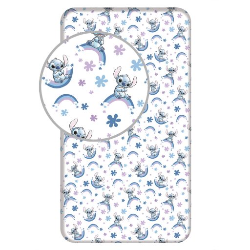 Disney Lilo and Stitch Rainbow Fitted sheet 90x200 cm
