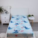 Disney Lilo and Stitch Blue Fitted sheet 90x200 cm