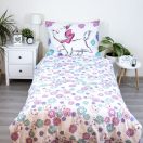 Disney Marie Floral bedding cover 140×200cm, 70×90 cm