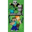 Minecraft Let's Survive bath towel, beach towel 70x140cm