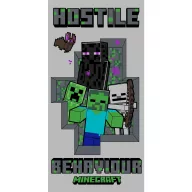 Minecraft Hostile Behaviour bath towel, beach towel 70x140cm