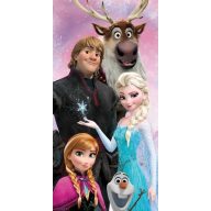   Disney Frozen Family & Friends bath towel, beach towel 70x140cm