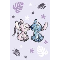 Disney Lilo and Stitch Purple fleece blanket 100x150cm