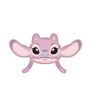 Disney Lilo and Stitch Angel Pink 3D decorative pillow 35 cm