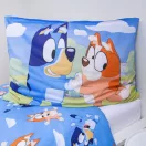 Bluey Happy Family bedding set 140x200cm, 70x90 cm