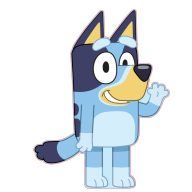 Bluey Wave decorative pillow 35x27 cm