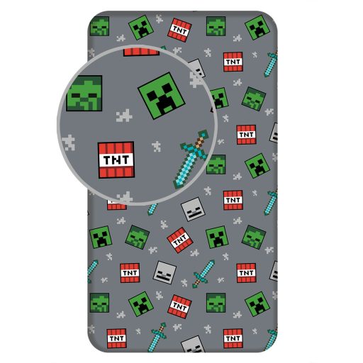 Minecraft We Got This fitted sheet 90x200 cm