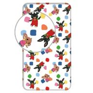 Bing Playing Together fitted sheet 90x200 cm