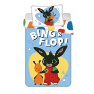 Bing Flop children's duvet cover 100×135cm, 40×60 cm