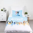 Bluey Family children's bedding set 100x135cm, 40x60 cm