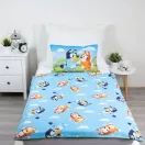 Bluey Happy Family children's bedding set for kindergarten, 100x135cm, 40x60 cm
