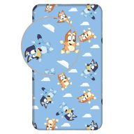 Bluey Clouds fitted sheet 90x200 cm