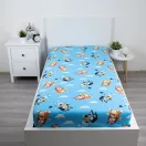 Bluey Clouds fitted sheet 90x200 cm