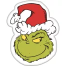 The Grinch Smile decorative pillow 36x29 cm