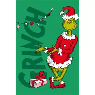 The Grinch Presents Merry microfleece blanket 100x150cm