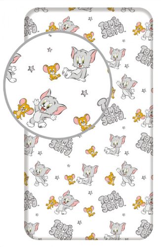 Tom and Jerry Stars Fitted Sheet 90x200 cm
