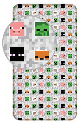 Minecraft Adventure Fitted Sheet 90x200 cm