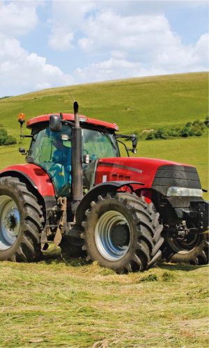 Tractor Red hand towel, face towel, towel 30x50cm