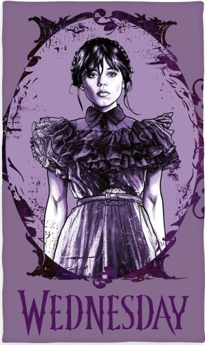 Wednesday Gothic hand towel, facial towel, towel 30x50cm