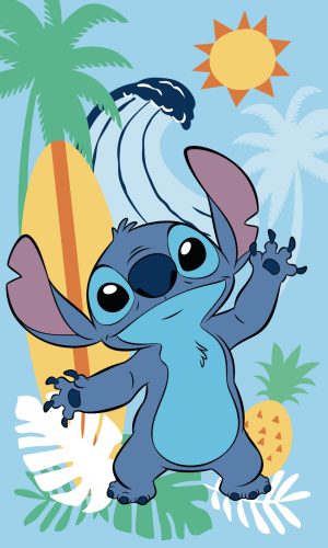 Disney Lilo and Stitch Ananas hand towel, facial towel, towel 30x50cm